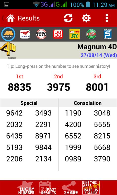 4d past result|4d past 6 years results.